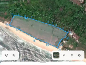 Dijual Tanah Tebing dan Los Pantai Nyang-nyang