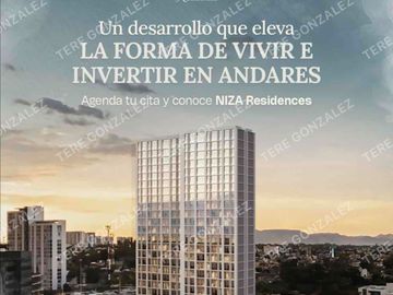 DEPARTAMENTOS ZONA ANDARES, DE LUJO, NIZA RESIDENCIES, EN ZAPOPAN JALISCO.
