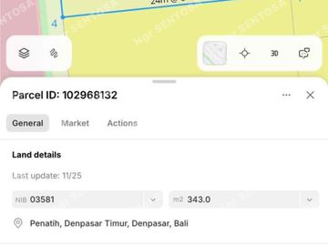 Tanah Teras Ayung Gatot Subroto Bali Kompek Elite Mewah