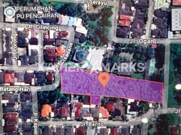 Tanah 5000m2 Kompleks Pusri Sukamaju