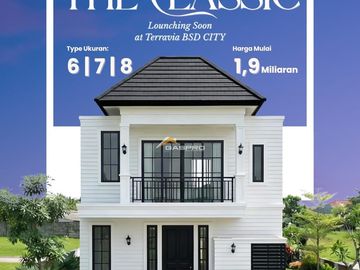 New Castilo At Terravia BSD City 1,9Man Penjualan Early! Dijamin Sold KPR 0% DP