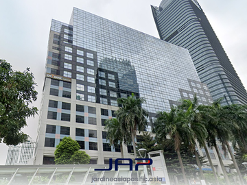 Kantor Sewa Area Sudirman di Wisma Nugra Sentana 116.99 Sqm Fitted Dekat TJ