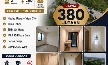 Apartemen siap huni dekat kampus