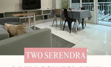 BGC CONDO FOR RENT TWO SERENDRA 2 BEDROOM LOFT 85,000 MONTHLY FULLY FURNISHED