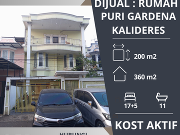 DIJUAL: Rumah Kost (Aktif) di Puri Gardena, Kalideres, Jakarta Barat
