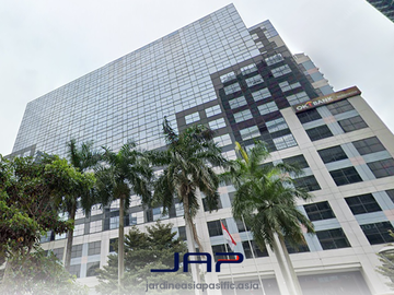 Kantor Sewa Area Sudirman di Wisma Nugra Sentana 116.99 Sqm Fitted Dekat TJ