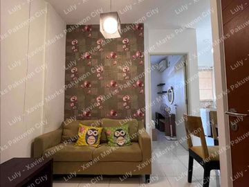 Disewakan Apartemen Eastcoast Residence 1BR Full Furnished Lantai Ground Hadap Hoky Pakuwon City Surabaya Timur