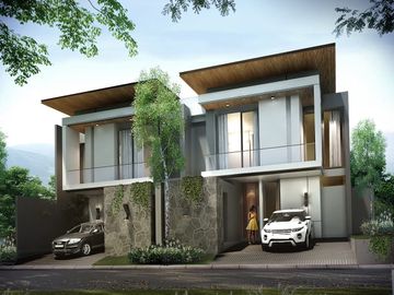 Rumah Darmo Baru Barat Minimalis Modern Bangunan 2 Lantai
