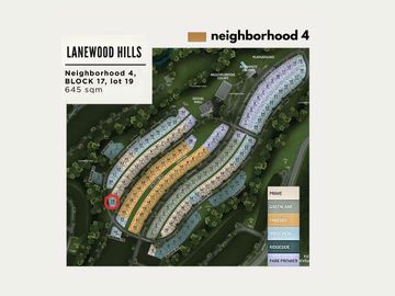 RARE RIDGEVIEW CORNER LOT: 645 SQM Premium Land for Sale at Lanewood Hills, Silang