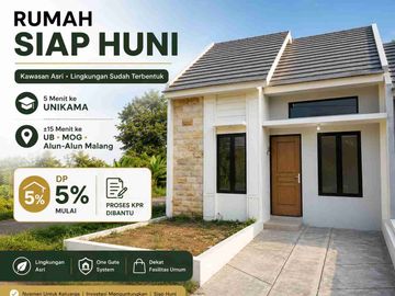 Rumah Siap Huni dengan Akses Cepat ke Kampus, Mall dan Heritage Kota Malang