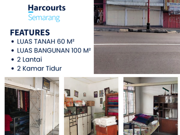 Ruko Strategis 2 Lantai di Jantung Kota Ambarawa - Posisi Nol Jalan Raya Utama, Sangat Cocok untuk Bisnis!