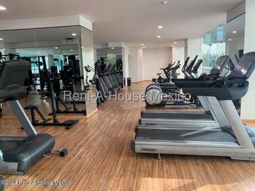 Departamento en Renta de Dos Recámaras, Balcón y Amenidades en Torre Cadú, Calzada México-Tacuba #27-52 AVC