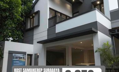 Murah Kost Eksklusif 21 Kamar Full Furnish Lokasi Strategis di Sambikerep Surabaya Barat
