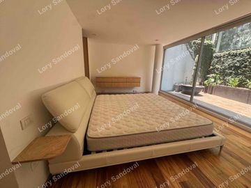 HERMOSO GARDEN HOUSE AMUEBLADO EN RENTA EN POLANCO CON TERRAZA PRIVADA 85,000