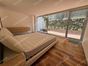 HERMOSO GARDEN HOUSE AMUEBLADO EN RENTA EN POLANCO CON TERRAZA PRIVADA 85,000