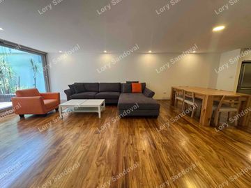 HERMOSO GARDEN HOUSE AMUEBLADO EN RENTA EN POLANCO CON TERRAZA PRIVADA 85,000