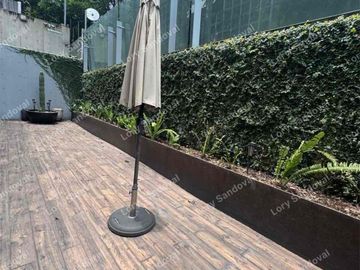 HERMOSO GARDEN HOUSE AMUEBLADO EN RENTA EN POLANCO CON TERRAZA PRIVADA 85,000