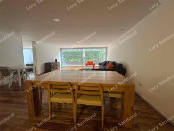 HERMOSO GARDEN HOUSE AMUEBLADO EN RENTA EN POLANCO CON TERRAZA PRIVADA 85,000