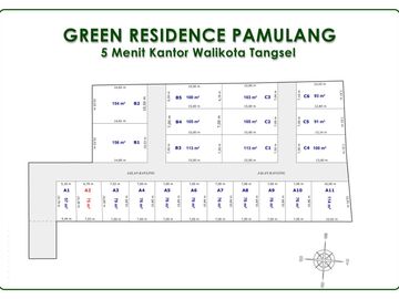 270 Juta-an, Kavling 5 Menit Kantor Walkot Tangsel