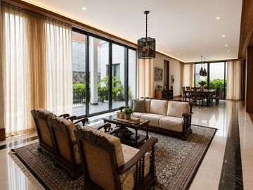 RUMAH MEWAH MODERN TROPIS DI KEBAYORAN BARU JAKARTA SELATAN