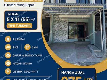 Dijual rumah murah siap huni di Northwest Lake Citraland