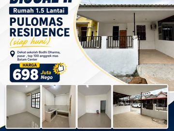 DIJUAL !!  Rumah 1.5 Lantai PULOMAS RESIDENCE (siap huni)
