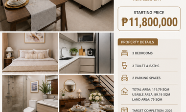 Modern Family Townhouse at Amari Residences | Tisa, Cebu City