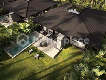 Elegant Modern Villa in Ubud 3 Bedrooms Tegalalang with Spacious Tropical Grounds