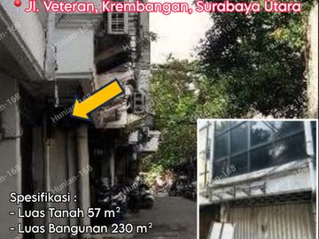 Jual Ruko Veteran Krembangan Surabaya Utara Perak Kebon Rojo Pahlawan Gemblongan Kalimati Wetan Kulon Pabean Indrapura
