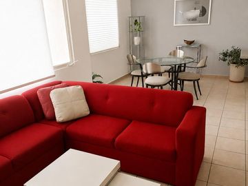 RENTA DEPARTAMENTO AMUEBLADO EN MILENIO III CON ALBERCA Y GYM
