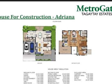 House and Lot For Sale in Metrogate Tagaytay Estates (Adriana Model)-MC