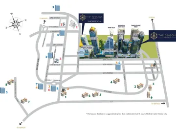 THE SEASONS RESIDENCES 1 Bedroom 58.00sqm RFO in MITSUKOSHI Grand Hyatt Res BGC Taguig City