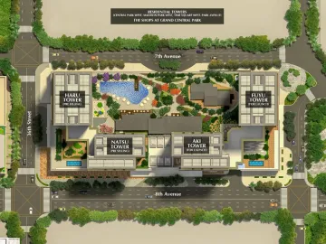 THE SEASONS RESIDENCES 1 Bedroom 58.00sqm RFO in MITSUKOSHI Grand Hyatt Res BGC Taguig City