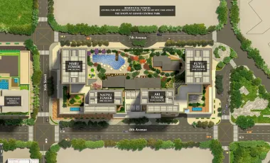 THE SEASONS RESIDENCES 1 Bedroom 58.00sqm RFO in MITSUKOSHI Grand Hyatt Res BGC Taguig City