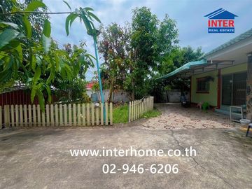 Single-story house, 100 sq.wa., located at Soi Aiyara 6/1, Khlong Luang Road, Thepkunchorn 2 Road, Khlong Luang, Pathum Thani.