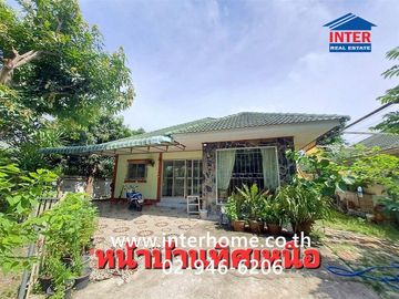 Single-story house, 100 sq.wa., located at Soi Aiyara 6/1, Khlong Luang Road, Thepkunchorn 2 Road, Khlong Luang, Pathum Thani.