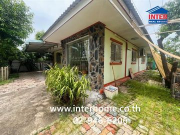 Single-story house, 100 sq.wa., located at Soi Aiyara 6/1, Khlong Luang Road, Thepkunchorn 2 Road, Khlong Luang, Pathum Thani.