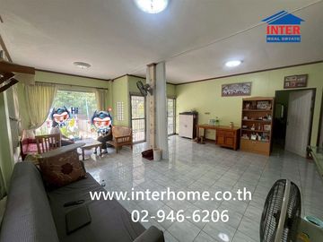 Single-story house, 100 sq.wa., located at Soi Aiyara 6/1, Khlong Luang Road, Thepkunchorn 2 Road, Khlong Luang, Pathum Thani.