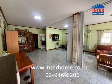 Single-story house, 100 sq.wa., located at Soi Aiyara 6/1, Khlong Luang Road, Thepkunchorn 2 Road, Khlong Luang, Pathum Thani.