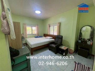 Single-story house, 100 sq.wa., located at Soi Aiyara 6/1, Khlong Luang Road, Thepkunchorn 2 Road, Khlong Luang, Pathum Thani.