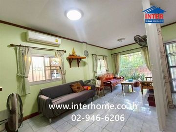 Single-story house, 100 sq.wa., located at Soi Aiyara 6/1, Khlong Luang Road, Thepkunchorn 2 Road, Khlong Luang, Pathum Thani.