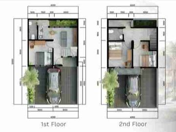[BALKON] RUMAH TOWNHOUSE 2 LNTI JAKARTA TIMUR (AKSES TOL DEKAT)