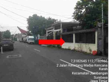 Dijual via lelang rumah Ketintang madya 4 no 19 A Surabaya