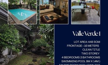 Repriced! For Sale 2 Storey House & Lot in Valle Verde 1, Pasig City