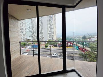RENTA DEPARTAMENTO NUEVO CERCA DE SANTA FE E INTERLOMAS, CARRETERA MEXICO TOLUCA