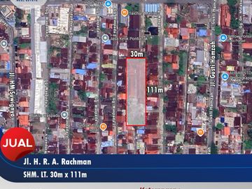 Tanah lokasi ramai dan strategis HRA Rahman, Pontianak