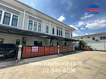 Two-story townhome, 20.1 sq.wah, Chat Luang 17 Village, Rangsit-Khlong 3, near Thai Somboon Market Rangsit-Khlong 3, Khukot-Khlong Luang Road, Khlong