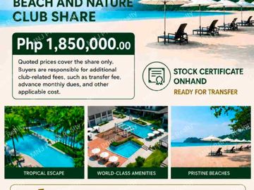 For Sale : Anvaya Beach and Nature Club Share (Below Market Price)