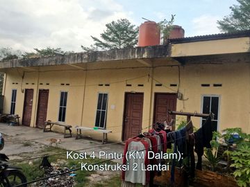 Sebrang Kampus UNRI, 200-an meter Jl. Soebrantas, Kostm Rumah dan Tanah Dijual Murah.