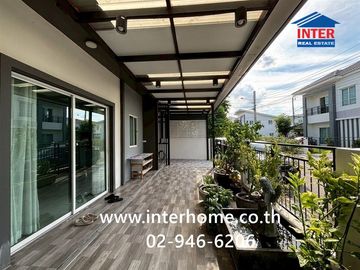 Two-story semi-detached house, 37.2 sq.wah, Lanceo Pride Kanchanaphisek-Klong Thanon Village, near Central Westgate, Kanchanaphisek Road, Nonthaburi R